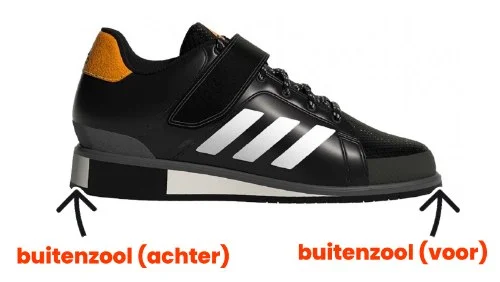 buitenzool squat schoen